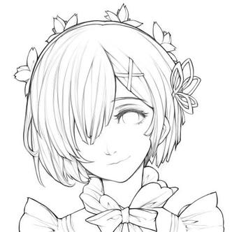 10 Anime Girl Coloring Pages - No Filler Anime